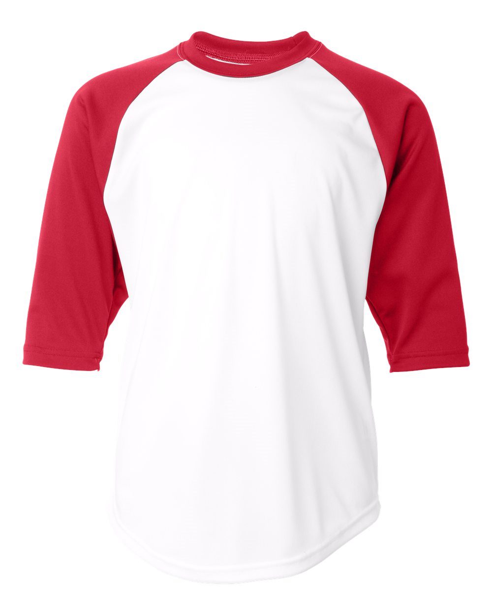 Badger Youth B-Core Three-Quarter Sleeve Baseball T-Shirt - 2133
