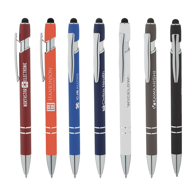 Basics Denton Soft-Touch Pen W/ Stylus
