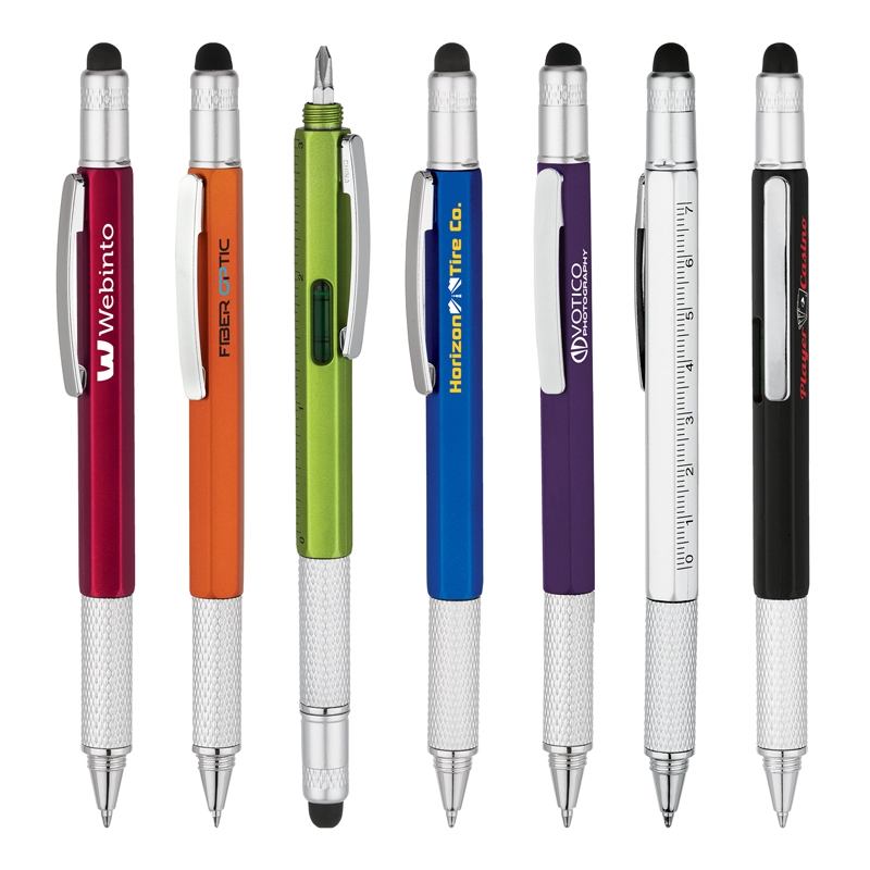 Basics Plastik Fusion 5-in-1 Work Pen