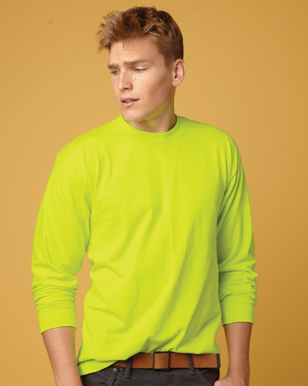 Bayside Men's USA-Made 50/50 Long Sleeve T-Shirt - 1715