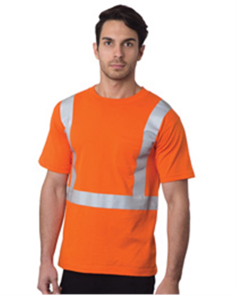 Bayside Unisex USA-Made High Visibility Pocket T-Shirt - 3771