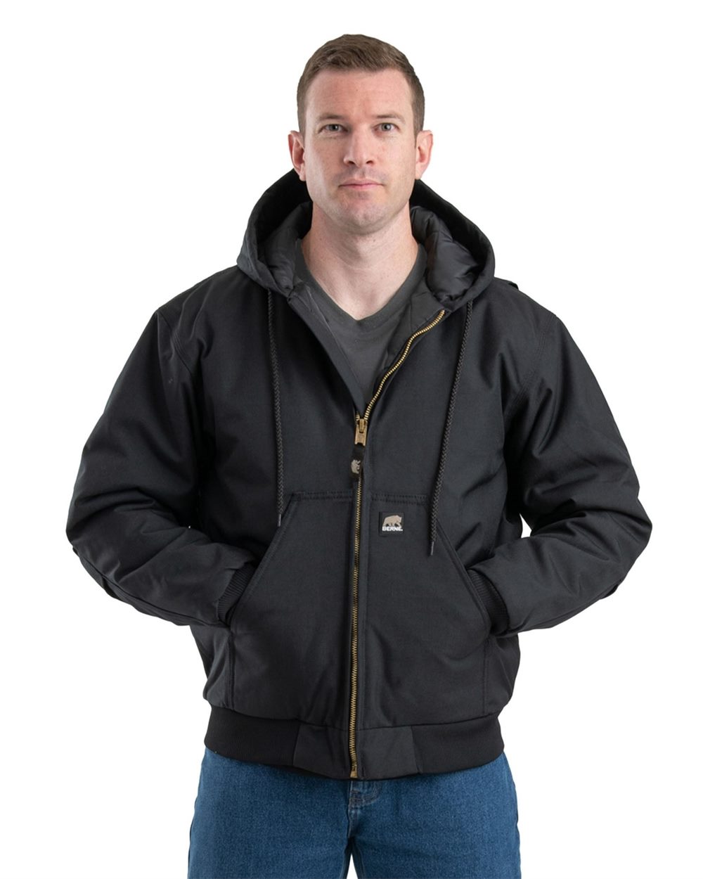 Berne Apparel Men's Tall ICECAP Insulated Hooded Jacket - NJ51T