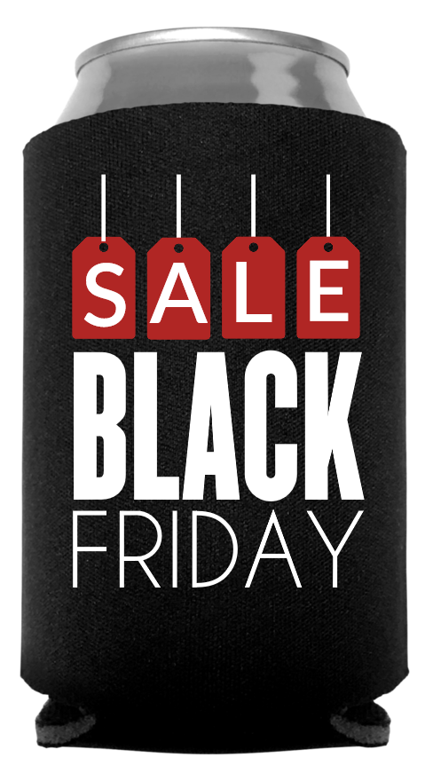 Black Friday Full Color Foam Collapsible Coolies Style 88311