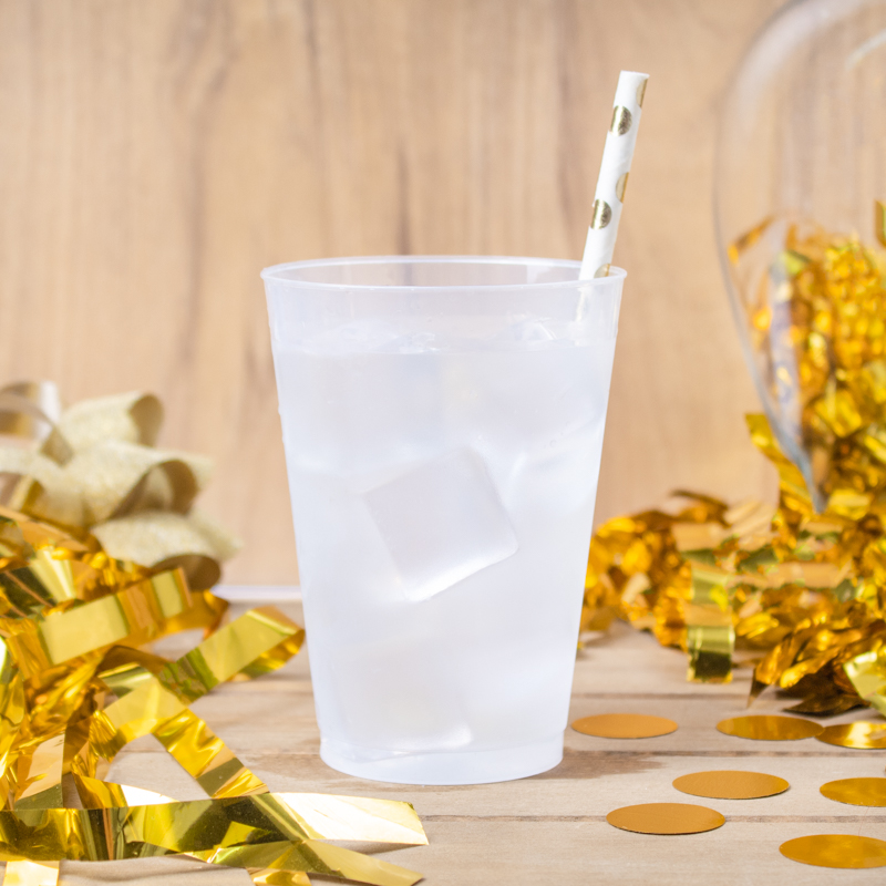 Blank 12oz Frosted Stadium Cups