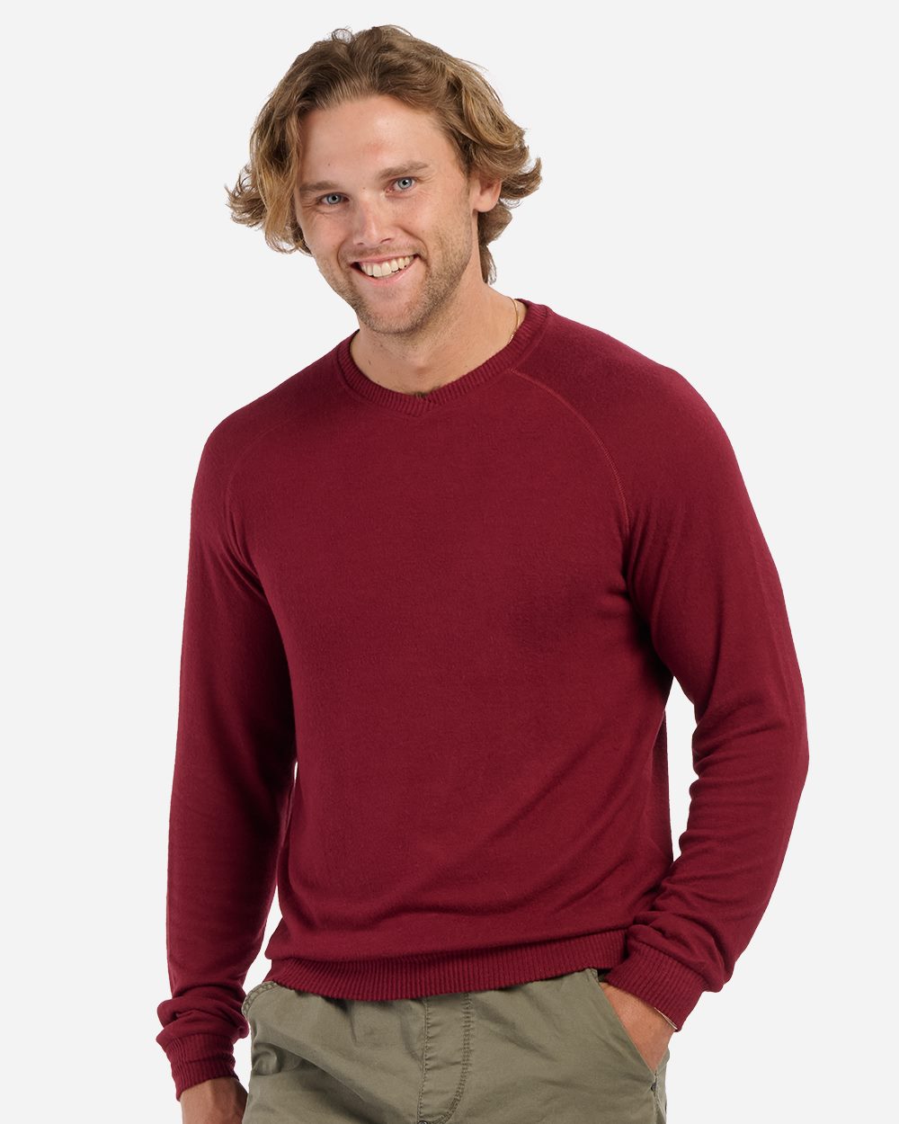 Boxercraft Men's Cuddle Cross-Neck Sweater - BM1201