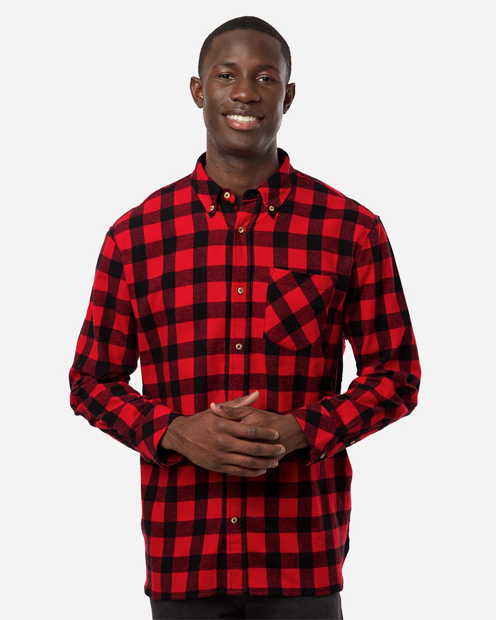 Boxercraft Men's Flannel Button Down Shirt - BU7401