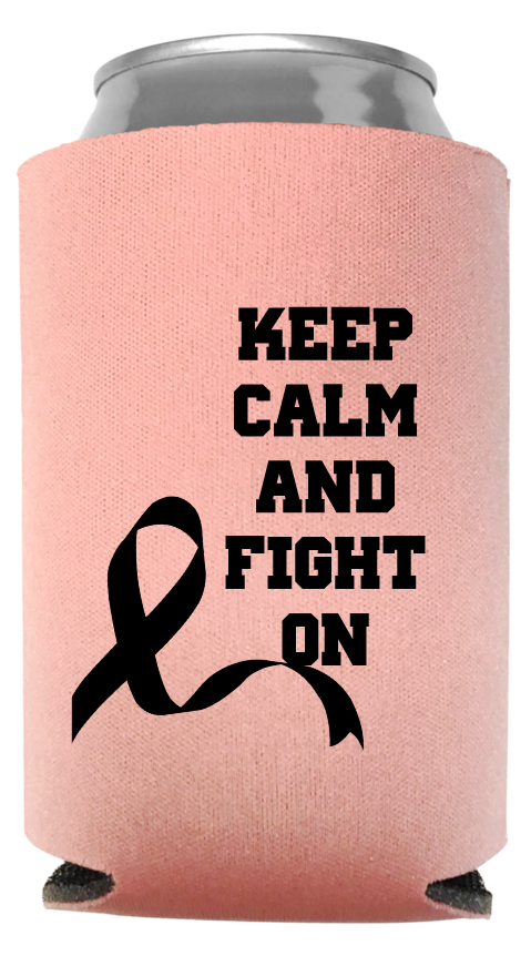 Breast Cancer Full Color Foam Collapsible Coolies Style 94329