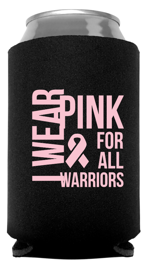 Breast Cancer Full Color Foam Collapsible Coolies Style 94336