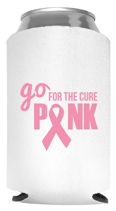 Breast Cancer Full Color Foam Collapsible Coolies Style 94604