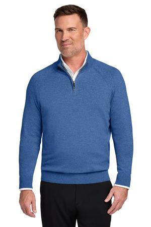 Brooks Brothers Cotton Stretch 1/4-Zip Sweater