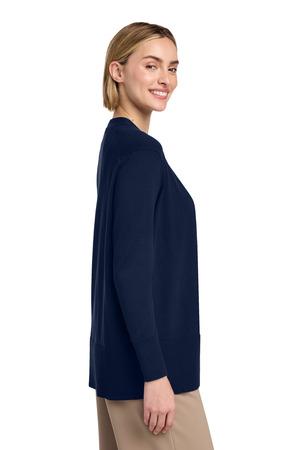 Brooks Brothers Women's Cotton Stretch Long Cardigan Sweater