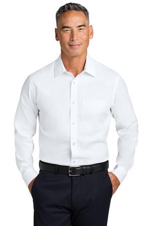 Brooks Brothers Wrinkle-Free Stretch Pinpoint Spread Collar Shirt