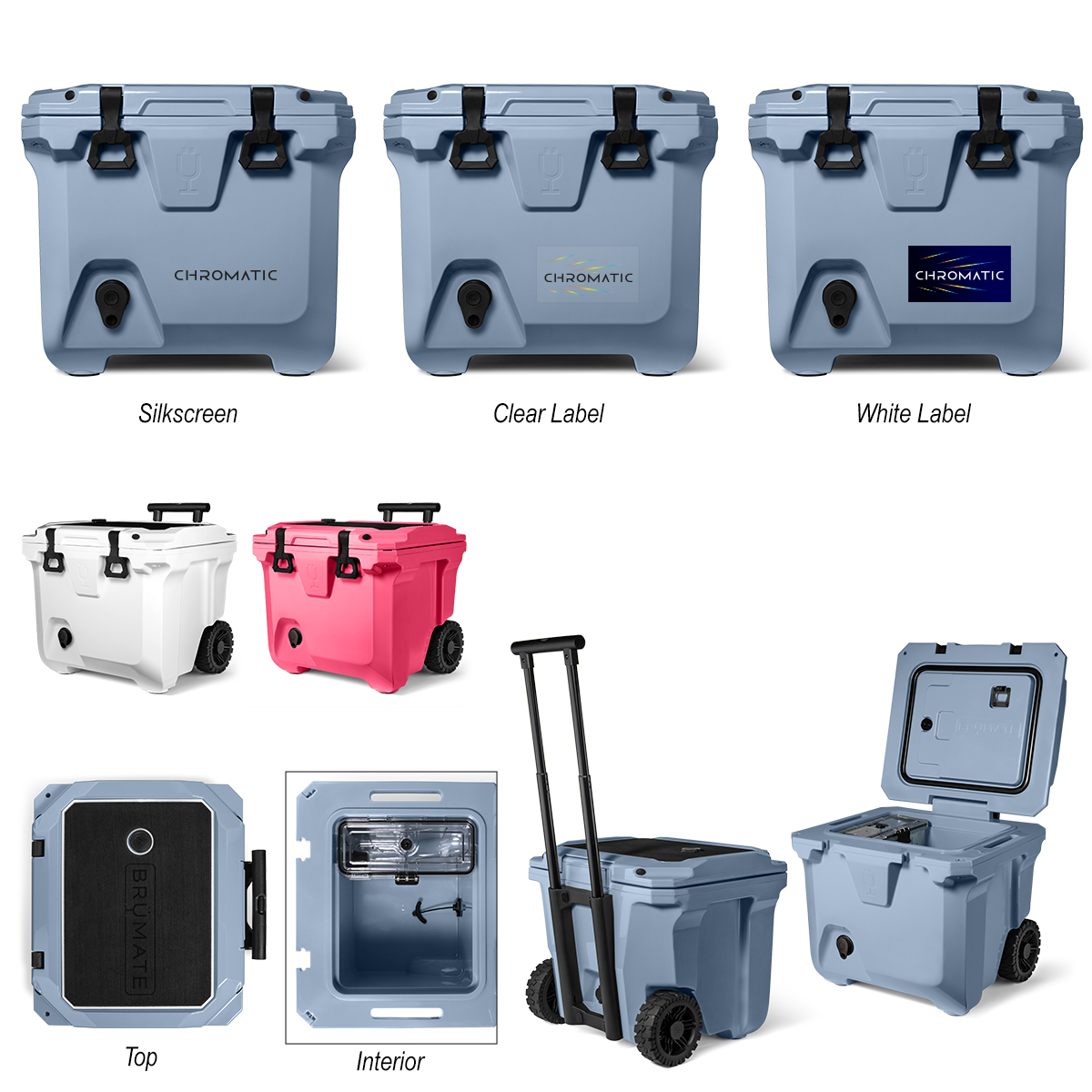 Brumate 35 Qt. Br&uuml;Mate Br&uuml;Tank Rolling Cooler