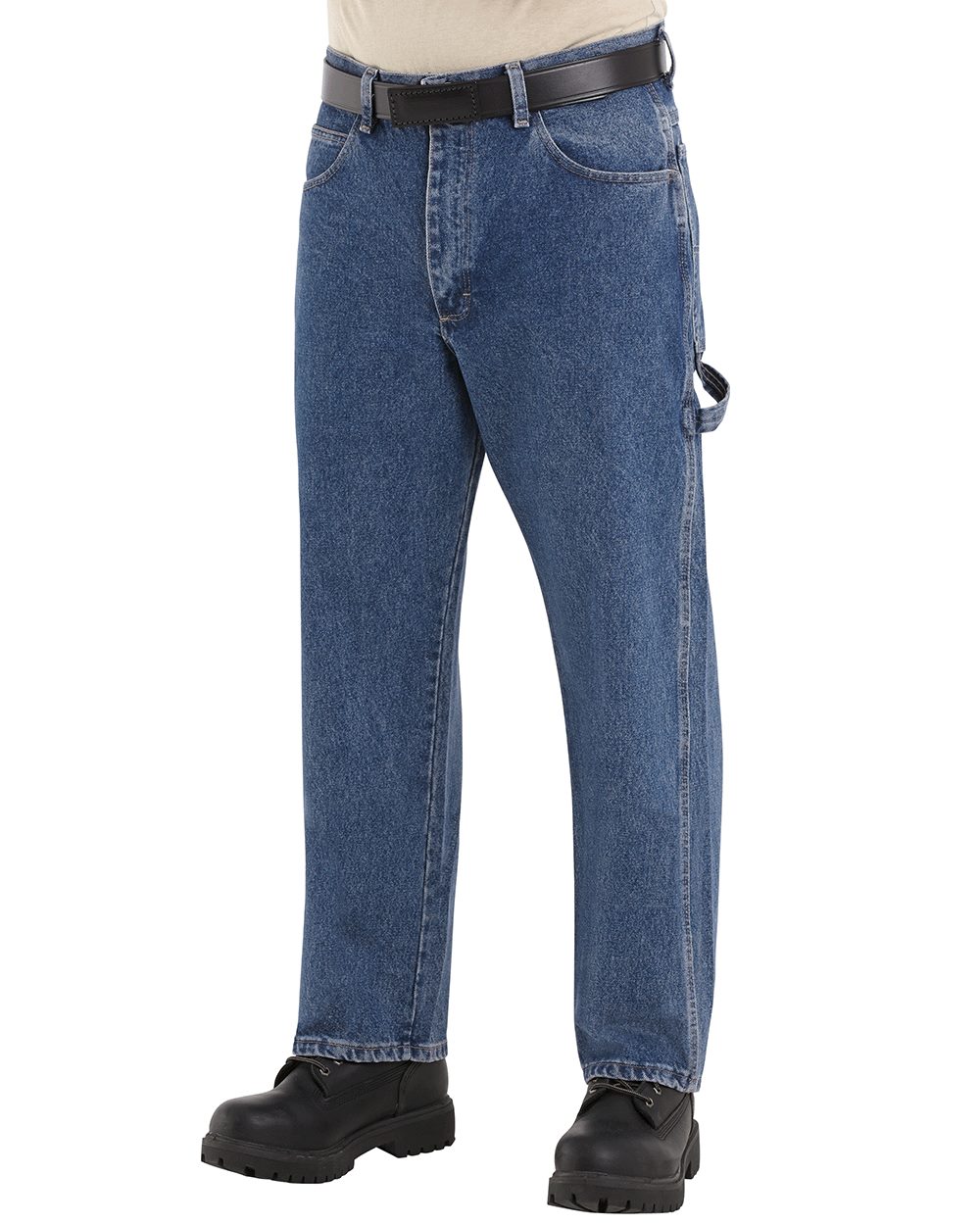 Bulwark Men's Flame Resistant Pre-Washed Denim Dungaree - PEJ8