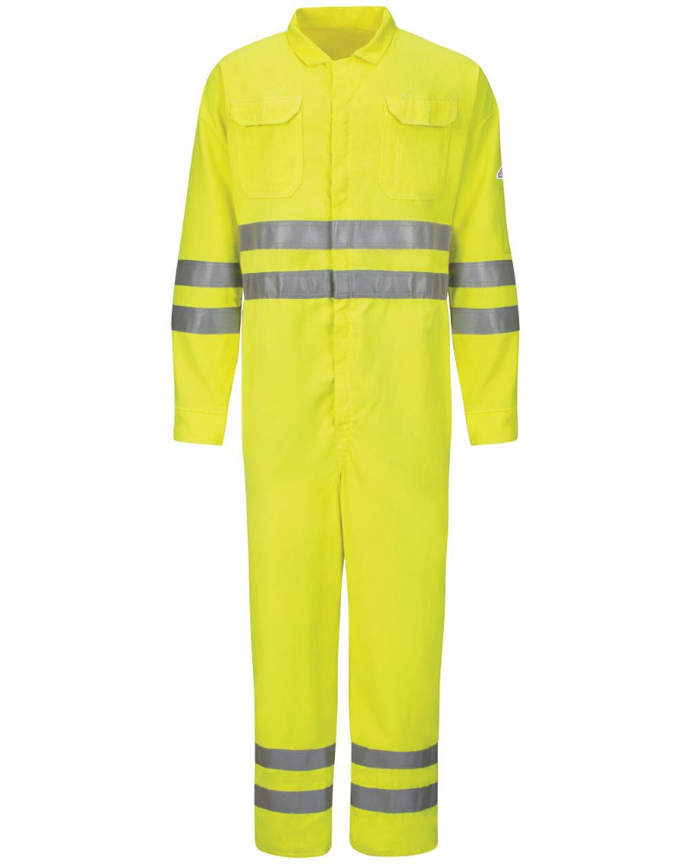 Bulwark Men's Hi-Vis Deluxe Coverall With Reflective Trim - CoolTouch&reg; 2 - 7 Oz. - CMD8