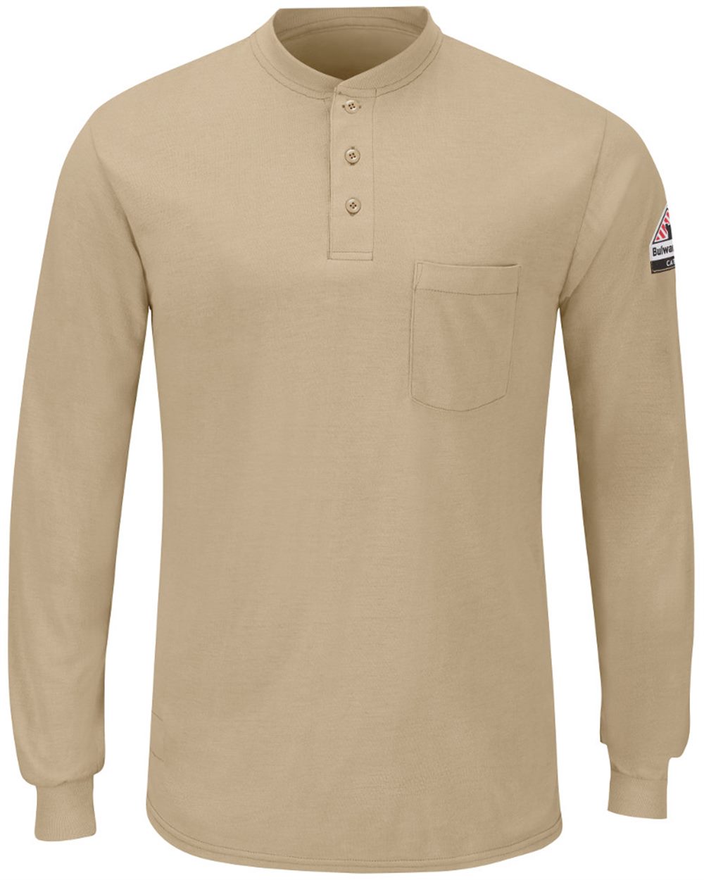 Bulwark Men's Tall Long Sleeve Henley - SML8T