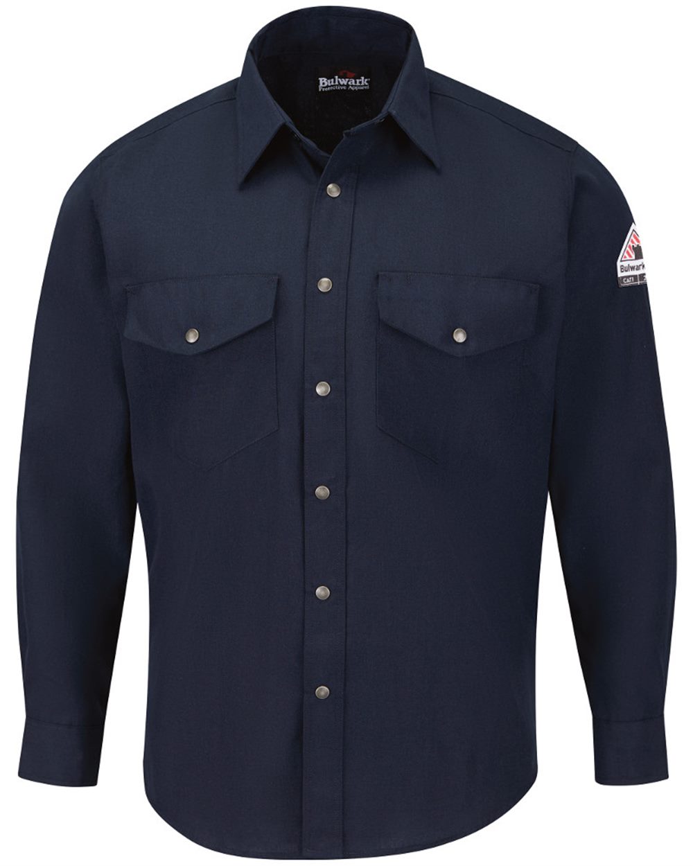 Bulwark Men's Tall Snap-Front Uniform Shirt - Nomex&reg; IIIA 4.5 Oz. - SNS2T