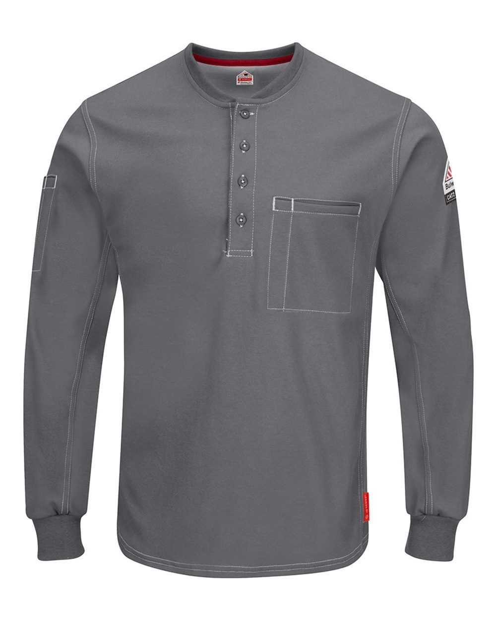 Bulwark Men's Tall IQ Series&reg; Plus Long Sleeve Henley - QT40T