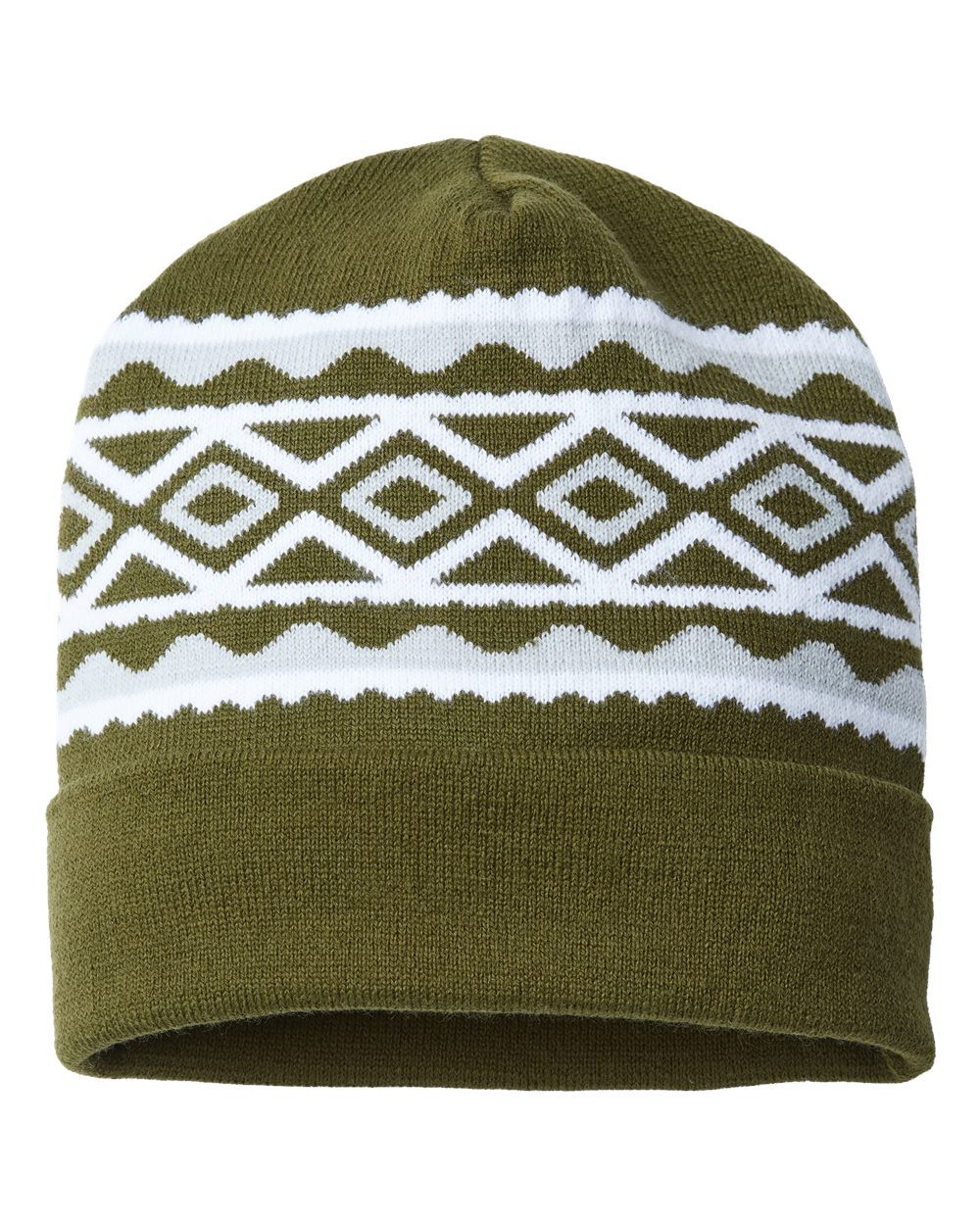 CAP AMERICA USA- Made Diamond Cuffed Beanie - RKD12