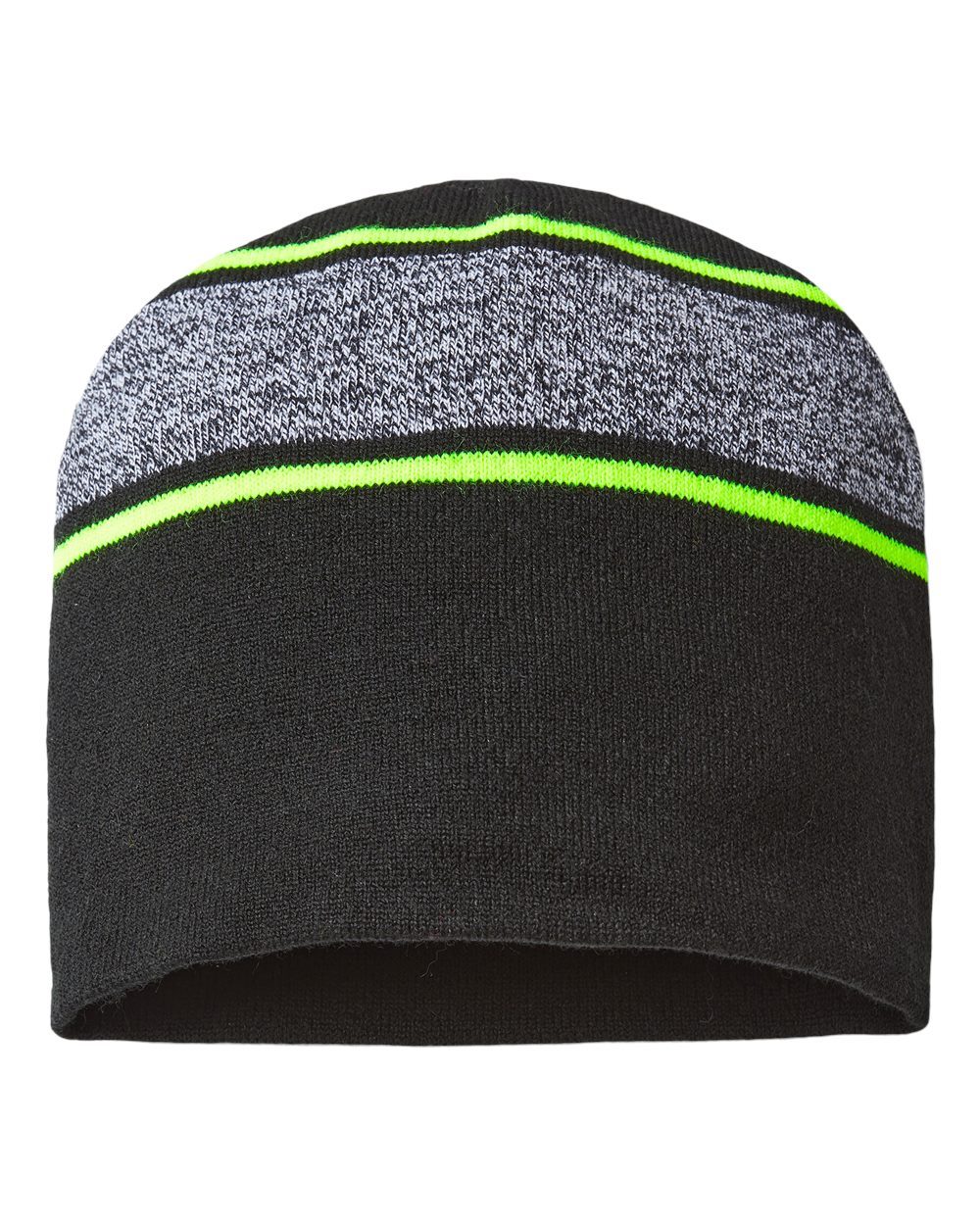 CAP AMERICA USA-Made Variegated Striped Beanie - RKV9