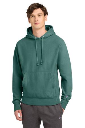 Champion Reverse Weave Garment-Dyed Hooded Sweatshirt.