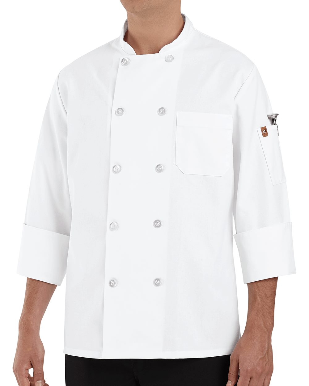 Chef Designs Ten Pearl Button Chef Coat - 0415