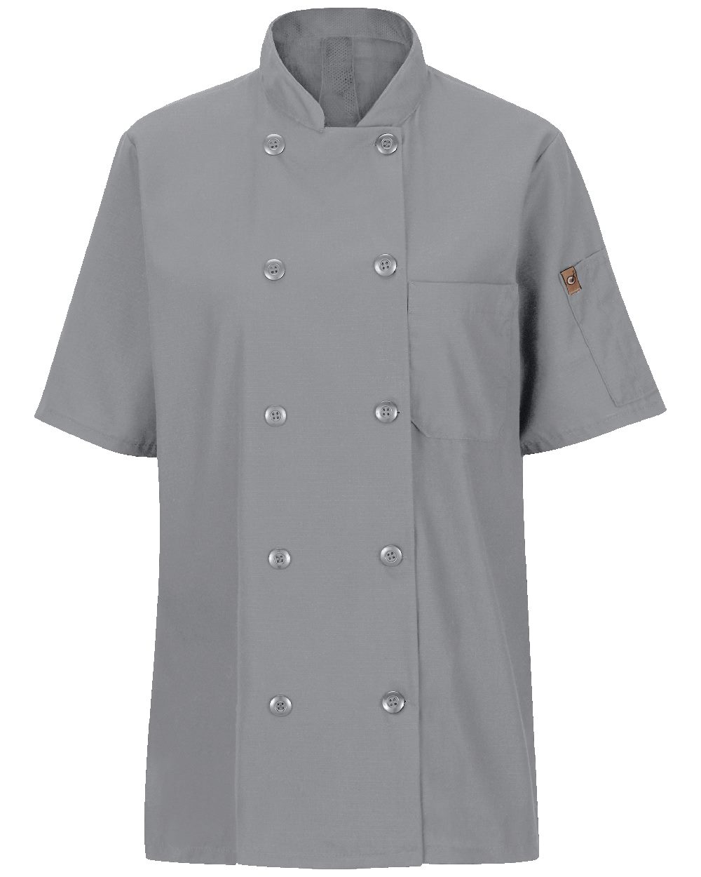 Chef Designs Women's Mimix&trade; Short Sleeve Chef Coat With OilBlok - 045X