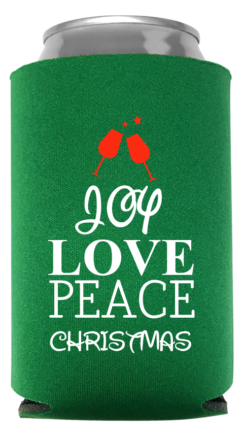 Christmas Day Full Color Foam Collapsible Coolies Style 98286