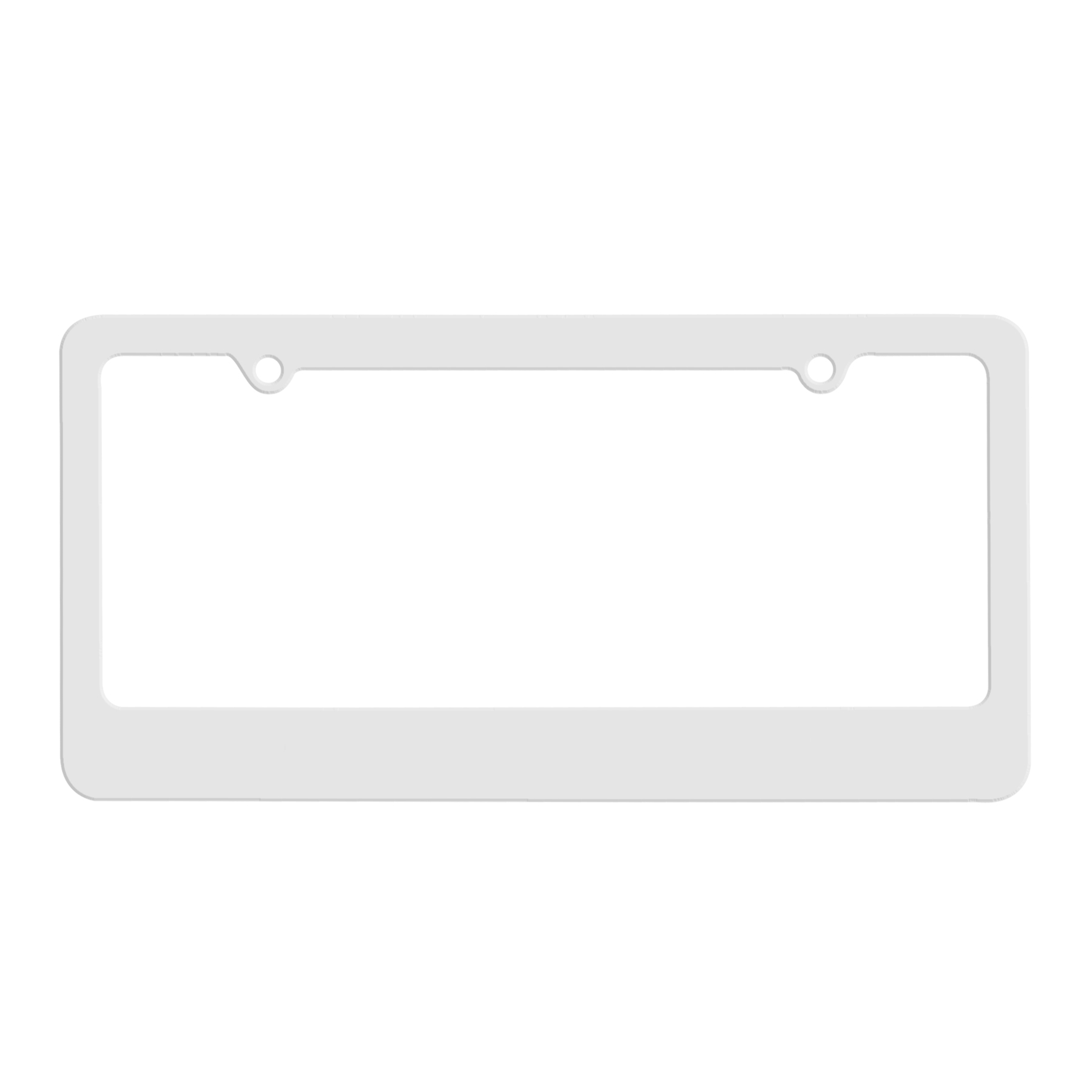 Classic License Frame With 2 Holes