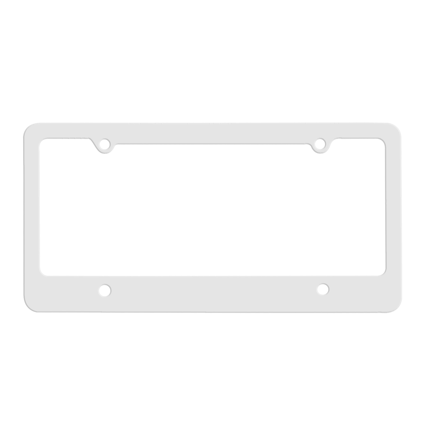 Classic License Frame With 4 Holes