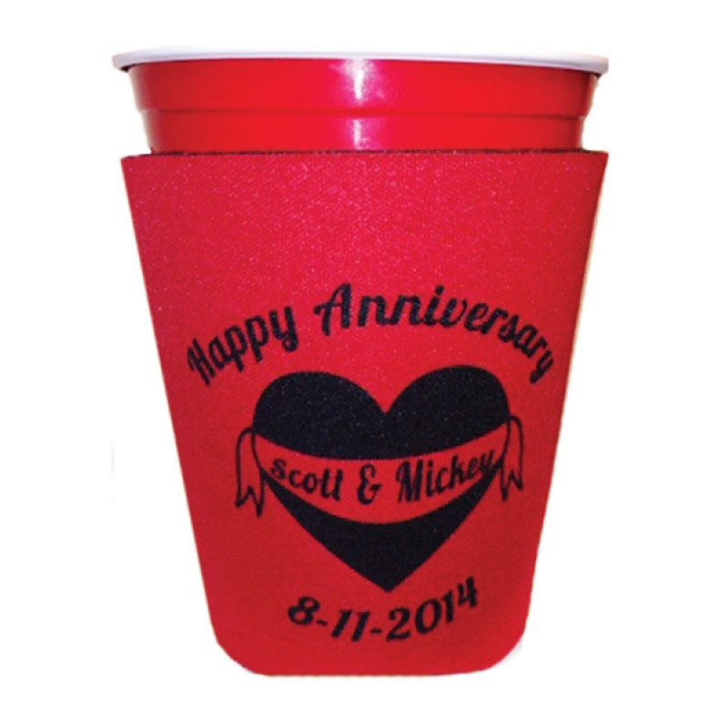 Collapsible Foam Solo Style Cup Insulator - Imprint.Com