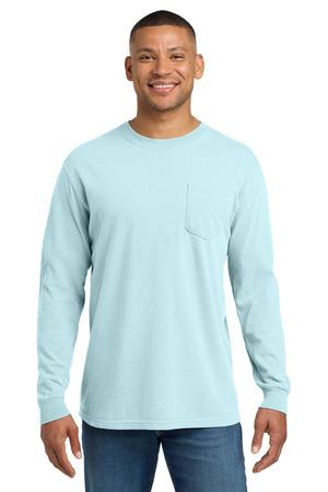COMFORT COLORS Heavyweight Ring Spun Long Sleeve Pocket Tee.