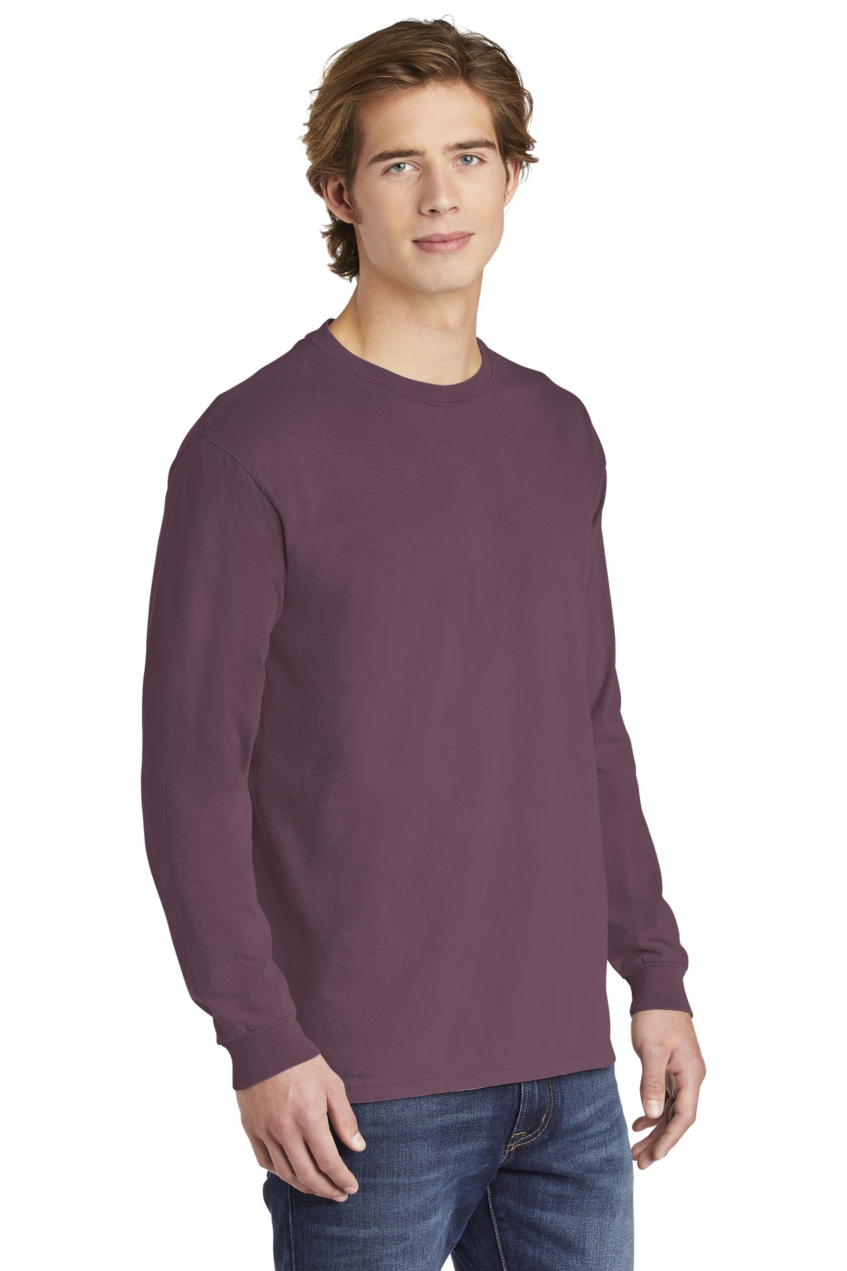 COMFORT COLORS Heavyweight Ring Spun Long Sleeve Tee.