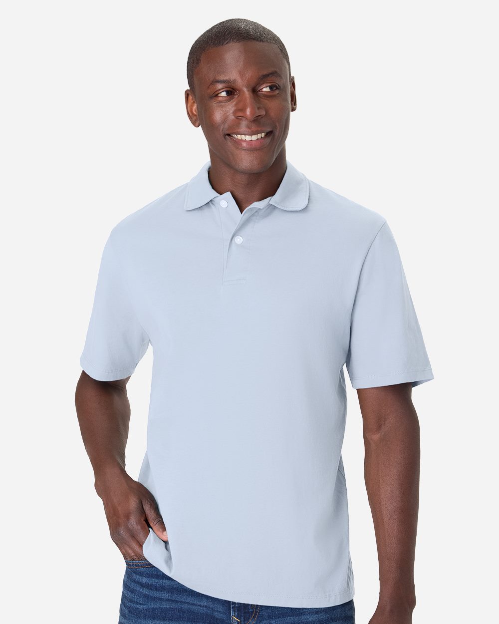 ComfortWash By Hanes Men's Garment-Dyed Jersey Polo - GDH116