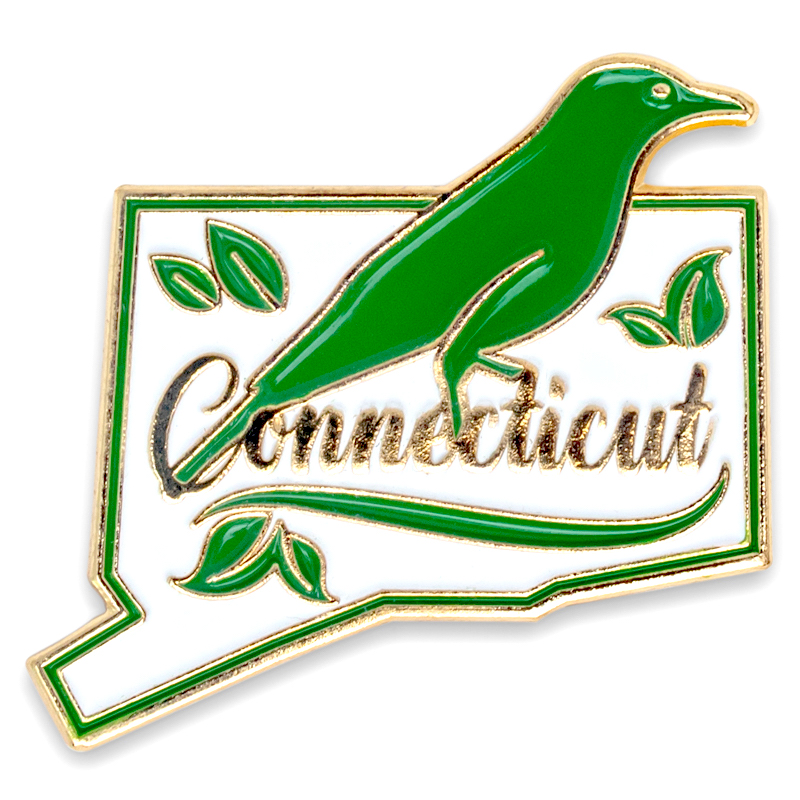 Connecticut Stock Lapel Pins