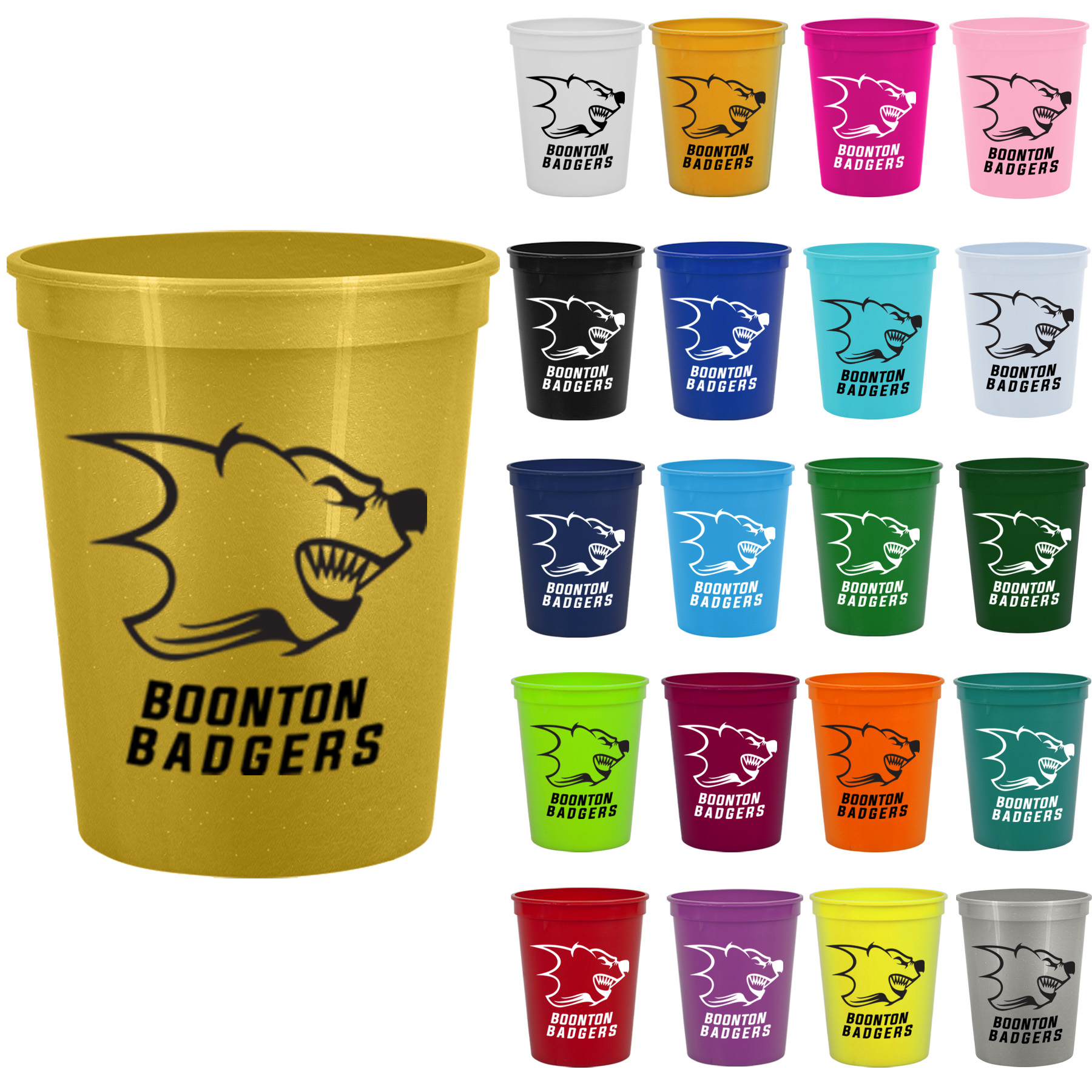 Cups-On-The-Go 16 Oz. Stadium Cup
