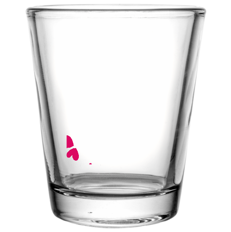 Happy Valentine\'s Day Berry You Are Special Custom Clear Shot Glasses- 1.75 oz. Style 100935