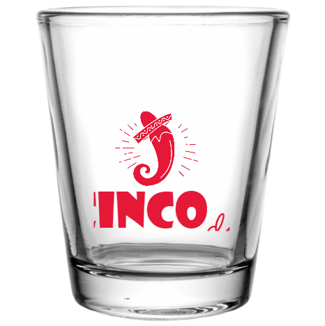 Cinco De Mayo Custom Clear Shot Glasses- 1.75 oz. Style 105777