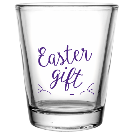 Easter Gift Custom Clear Shot Glasses- 1.75 oz. Style 104649