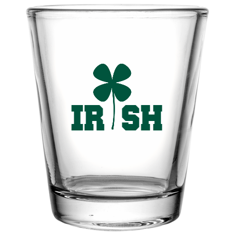 St Patrick Day Ir Sh Custom Clear Shot Glasses- 1.75 oz. Style 116344