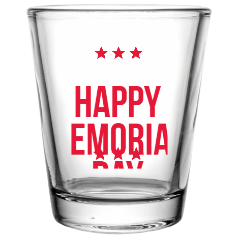 Memorial Day Happy Custom Clear Shot Glasses- 1.75 oz. Style 106304