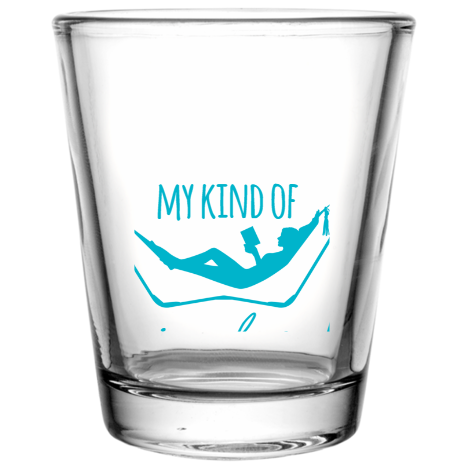 Spring Break My Kind Of Custom Clear Shot Glasses- 1.75 oz. Style 101712
