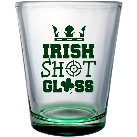 St. Patrick's Day Sh Irish Gl Ss Custom Clear Shot Glasses- 1.75 oz. Style 116688