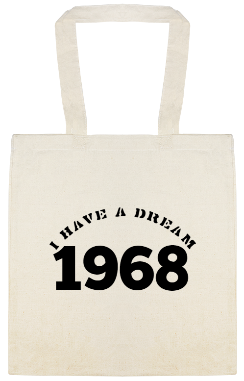 Holidays & Special Events 1968 Custom Everyday Cotton Tote Bags Style 146524