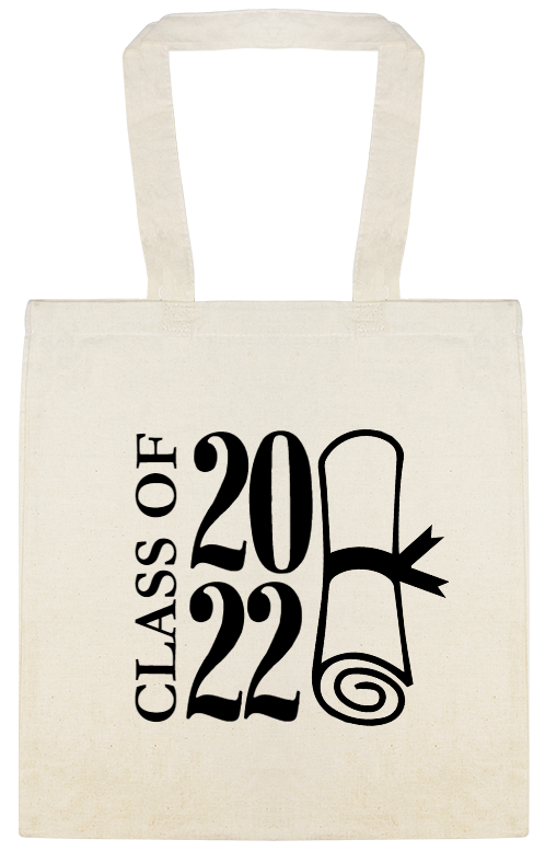 Parties & Events 20 22 Class Of Custom Everyday Cotton Tote Bags Style 149866