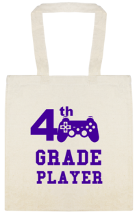 Education & School 4 Th Grade Player Custom Everyday Cotton Tote Bags Style 138794