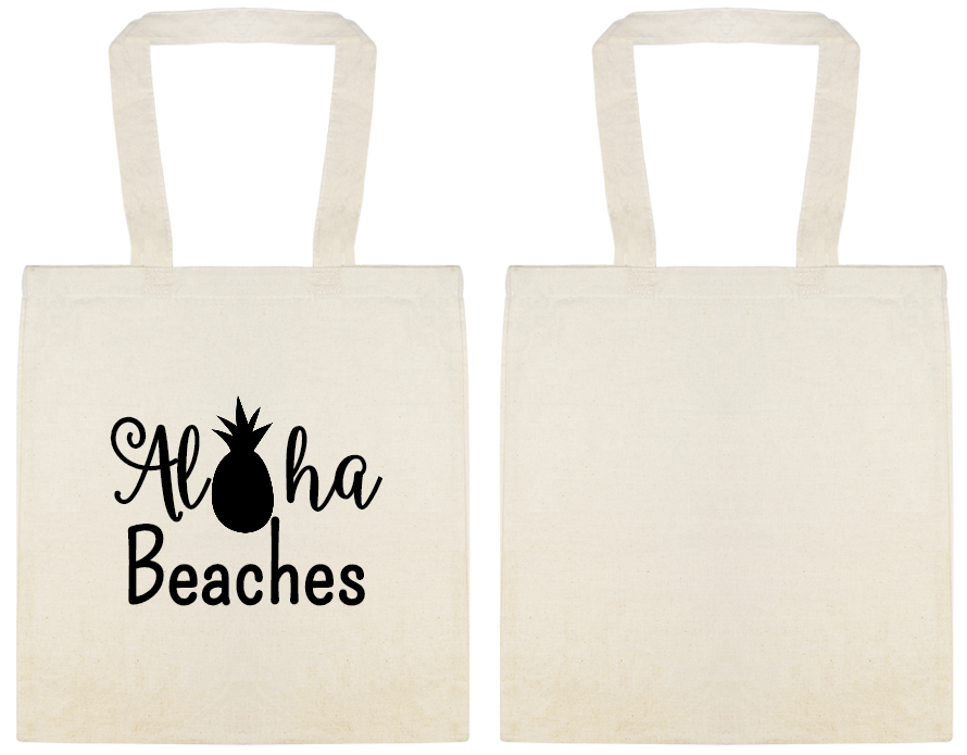 Holidays Al Ha Beaches Custom Everyday Cotton Tote Bags Style 115409