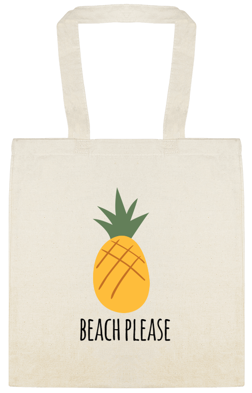 Parties & Events Beach Please Custom Everyday Cotton Tote Bags Style 151558