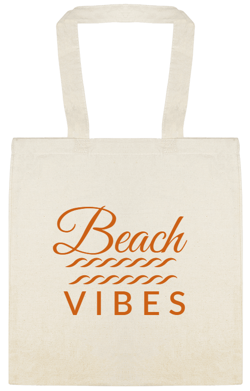 Parties & Events Beach B Custom Everyday Cotton Tote Bags Style 151540