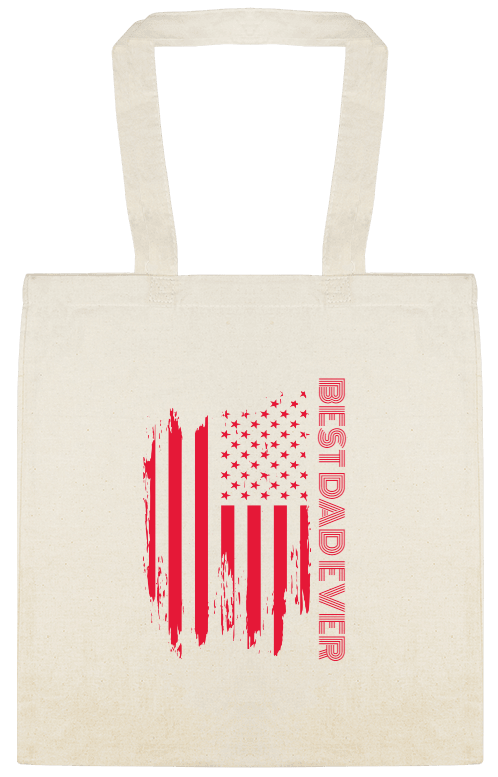 Holidays & Special Events Best Dad Ever Custom Everyday Cotton Tote Bags Style 152036